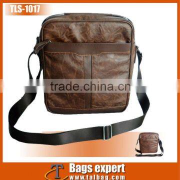 High quality Men's PU Leather Messenger Briefcase