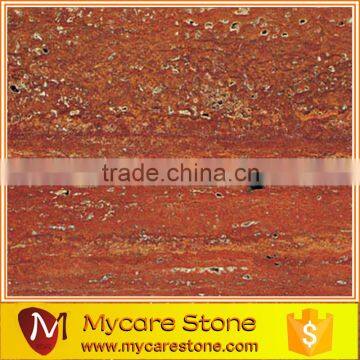 Natural Red Travertine Kitchen Flooring Tile