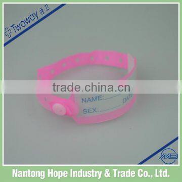 hospital disposable pink identification tape baby ID tape