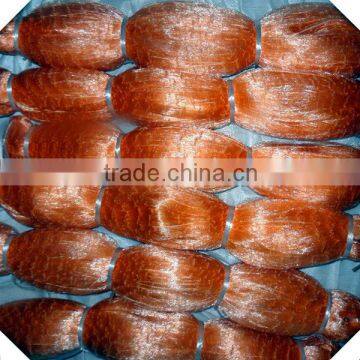 nylon fishing net with red color