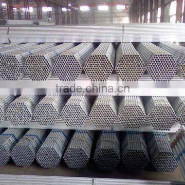 BS1387 galvanized ERW Agricultural structure steel pipe