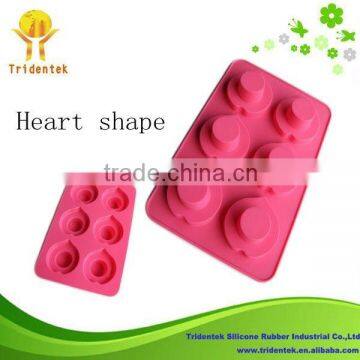 Household Silicone Heart Shape Ice Tray