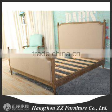 hotel furniture king size antique wooden bed