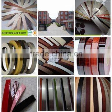 Furniture Plastic Edge Banding Tape / PVC Abs Edge Banding