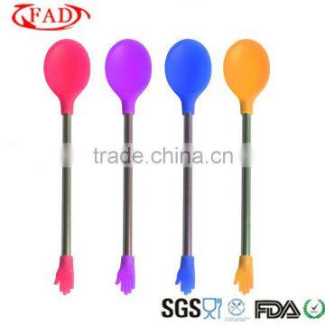 Fei Aoda Technology Food Grade Coffee Tools Coffee Silicone 3pcs Spoons photo-5