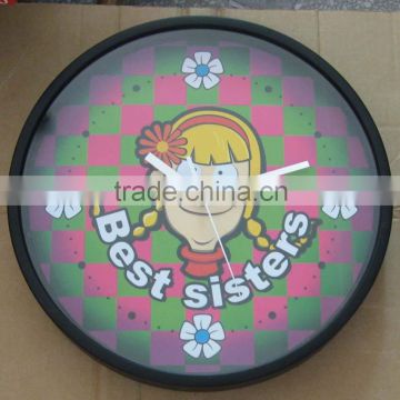 12 inch plastic wall clock