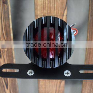 Grille Round Motorcycle Tail Brake Light For Custom Harley