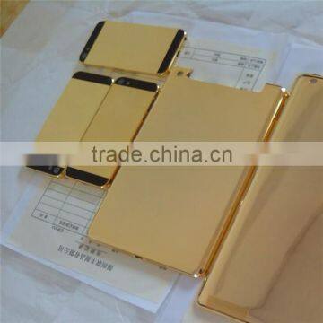 luxury 24ct gold plated bezel For ipad air gold back cover housing 24k gold plating replacement