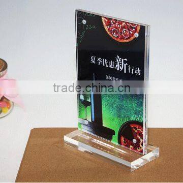 Acrylic Desktop Menu Display Stand/holder photo-4