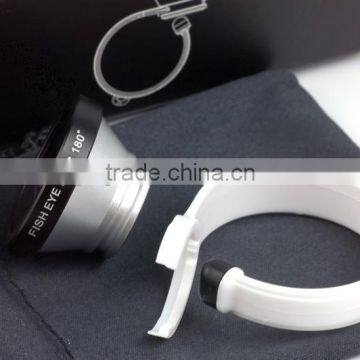 180 degree fisheye lens /Macro lens/ 0.67X Wide angle lens 3 in 1 lens for smart phone lenses
