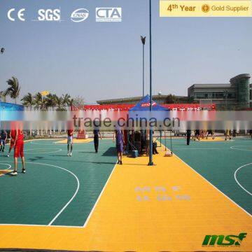 Outdoor Bounceback Basketball Interlock Flooring photo-4