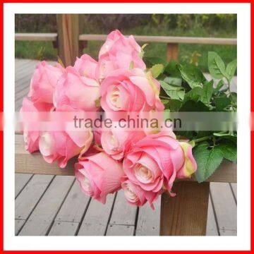 Newest real touch silk rose/artificial rose flower,big rose flower