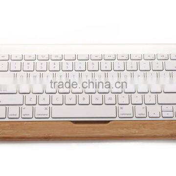 bamboo holder for apple bluetooth keyboard/keyboard holder