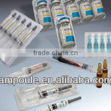 YBB&ISO certificate liquid medicine use 2ml clear glass ampoule