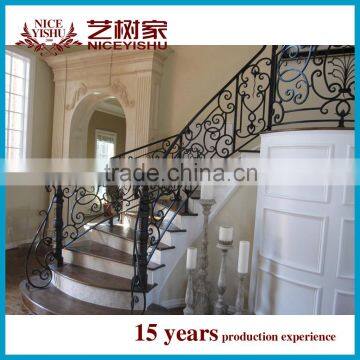 Wholesales galvanized stair railings designs /forged steel stair railings