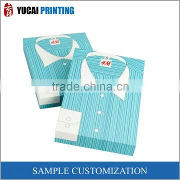 Sky-Blue paper board Clothes Packaging Gift Box