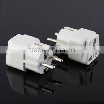 Worldwide Universal International (UK, USA, Asia, Australia, Middle East) to European 2 pin (round) wall plug socket