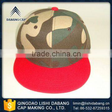 Over 13 years experience adjustable cheap acrylic embroidery flat visor brim snapback cap