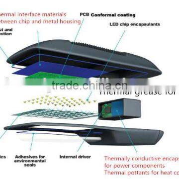 Led Heat Sink White Thermal Conduction Siliocne Adhesive Glue Plaster HY910 photo-3