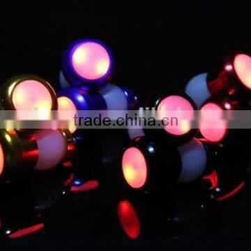 Competitive Price-2Pcs Red Bicycle Bike CNC Handle Bar End Bar Plugs Lights LED Lights Pairs,bicycle Light photo-5