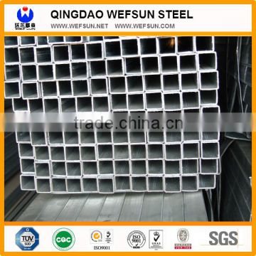 High quality various sizes galvanized square steel tube