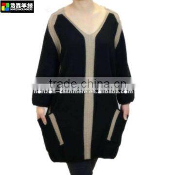 Cashmere Sweater, Black Pure Cashmere Dress