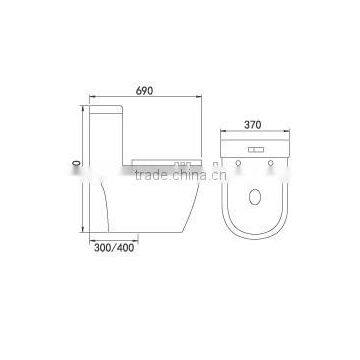 Modern Design Toilet TC--38669 photo-2