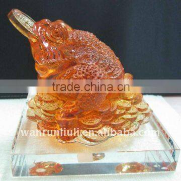 BS210 crystal fengshui and new year gift --- money toad