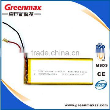 7.4v rechargeable lithium polymer battery pack