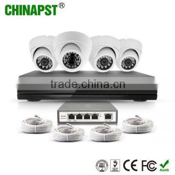 2016 Shenzhen security 4 Channel NVR Kit 960P 1.3MP HD IR POE Network IP Security Camera system PST-IPK04AM