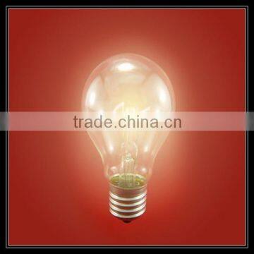 E27 Base Clear Glass Shell incandescent bulb