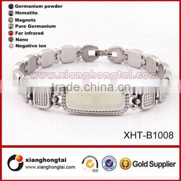 Negative Ion Stainless Steel Bracelet