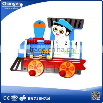 Kids educational toy train-shape puzzle wall games for kids