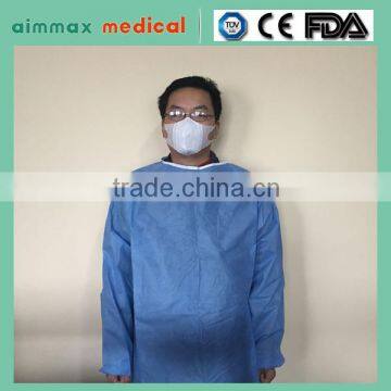 Disposable Non-Woven Patient Gown/Scrub Suits/Hospital Clothing