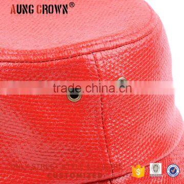 Red Hawaiian Style Ladies Bucket Cap photo-6