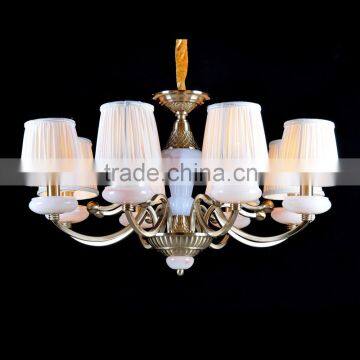 european style marble iron chandeliers Factory price