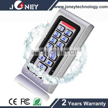 waterproof Standalone RFID door access control with card reader