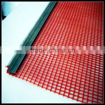 china supplier Edge wrapping mine screen mesh/crimped woven wire mesh