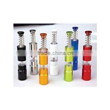 colorful Alunium manual pepper mill