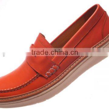 Fancy mens footwear with strap decoration slip-on