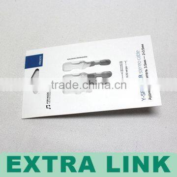 China Supplier Customized Logo USB Cable Plastic Packaging Box photo-5