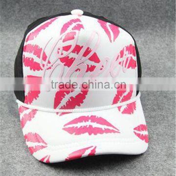 Promotional Custom Foam And Mesh Printing 5 Panel Trucker Cap Mesh Cap With Trade Assurance Service