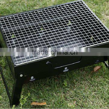 camping portable charcoal box bbq grill