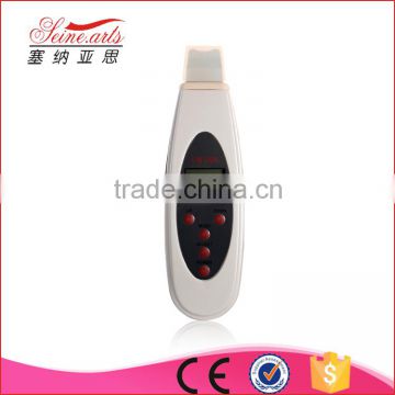 Portable ultrasonic skin scrubber ultrasonic peeling skin tightenig machine with CE