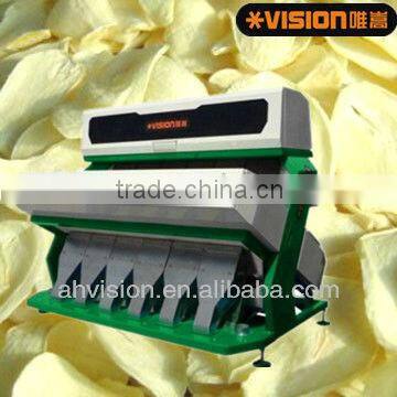 optical color sorter, digital color separation machine for garlic slice