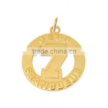 Wholesale Custom medals, metal number medals /zinc alloy medals gold color