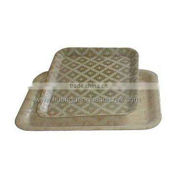 Vietnam press Bamboo Tray for serving