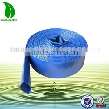 Agriculture plastgic PVC water Discharge lay flat hose reels