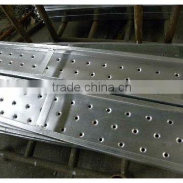 Galvanized scaffolding metal decking plank with hook