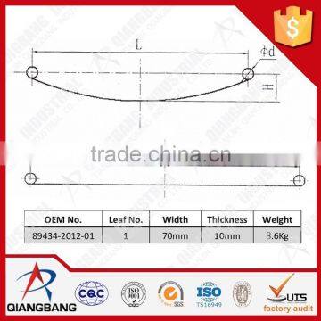 89434-2012-01 Leaf Spring of Trailer for JAPAN AUTOMOBILE